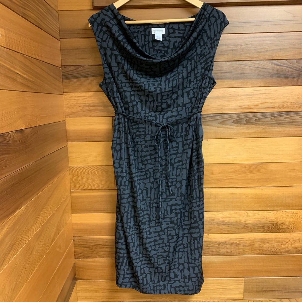 Motherhood Maternity Cowl Neck Sleeveless Dress
